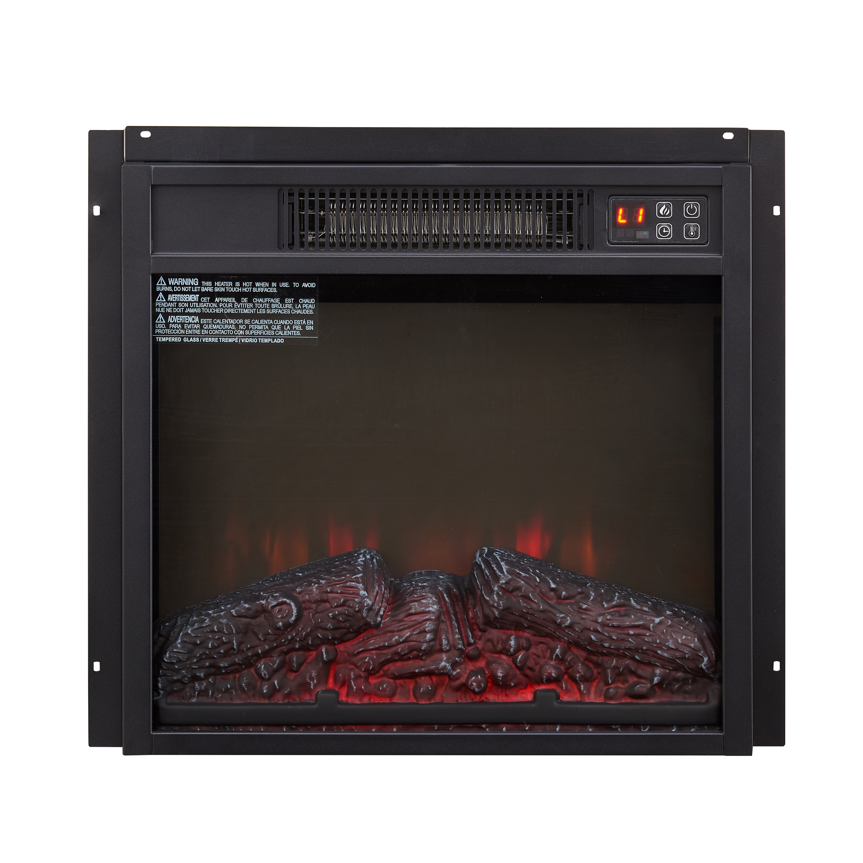 Electric Fireplace Insert 18" 1400W 120V