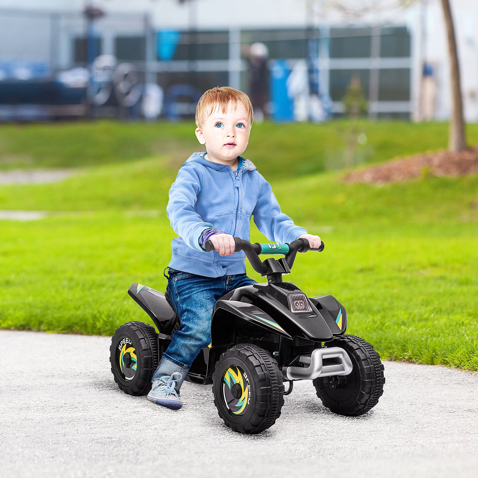 Aosom 6V Kids ATV 4-Wheeler Ride on Car