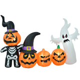 Halloween Inflatables Pumpkin Ghost Family