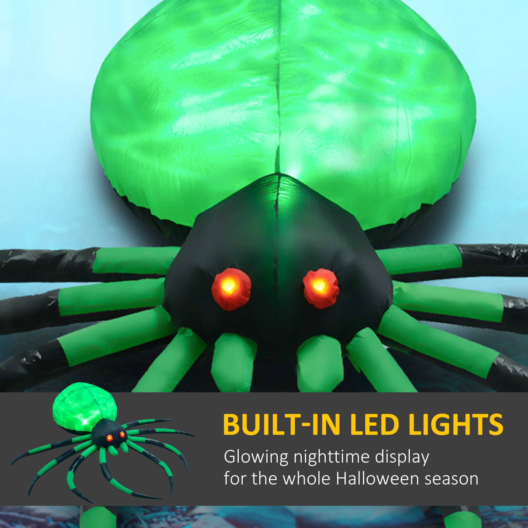 Halloween Inflatable Outdoor Decoration Spider