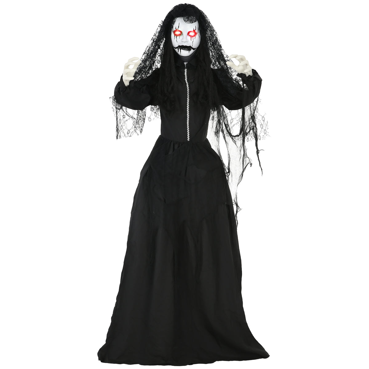 Life Size Freestanding Scary Ghost Bride