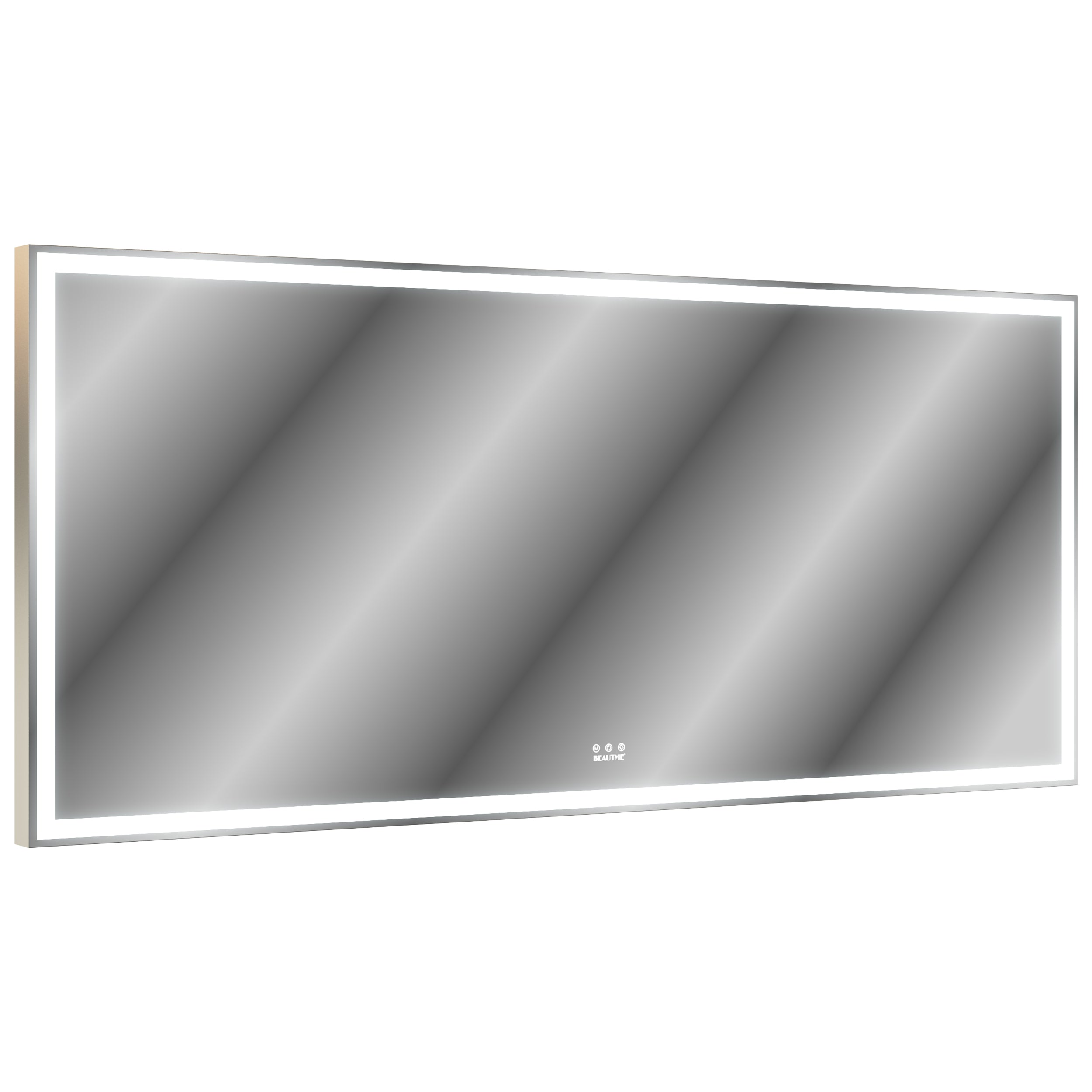 Oversized LED Bathroom Mirror Wall Mounted Mirror