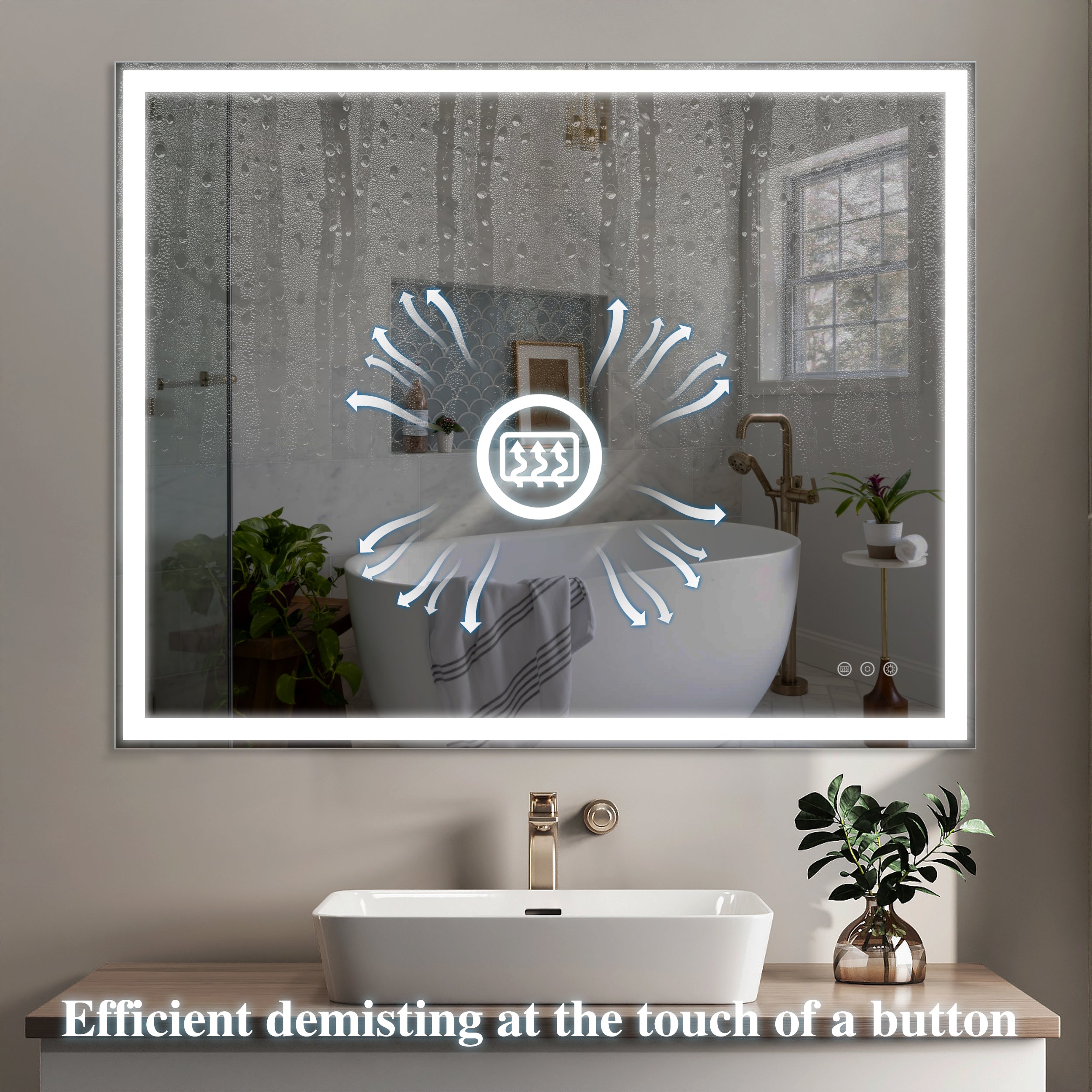 32x40 inch LED Bathroom Vanity Mirror