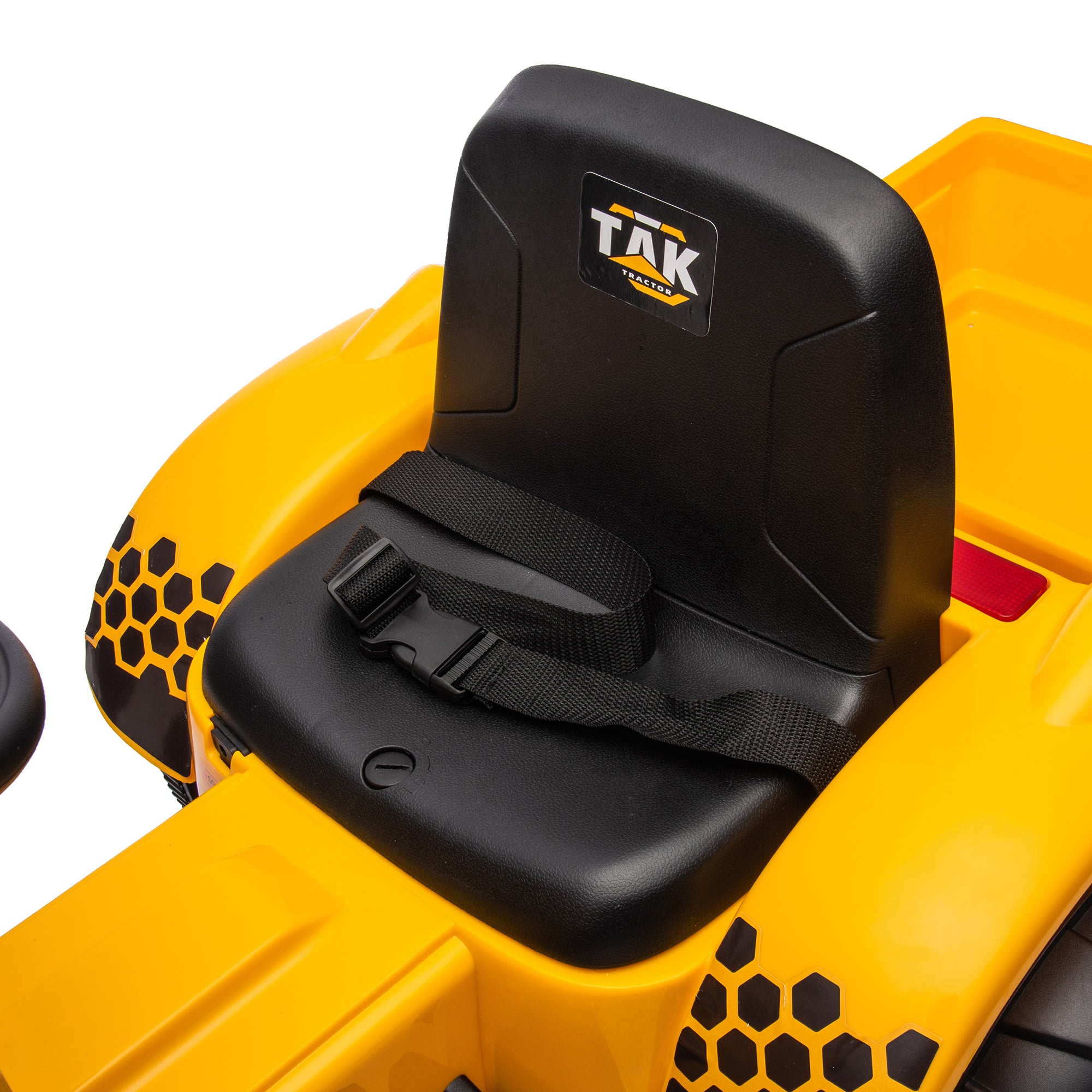 12V Kids Ride on Tractor Electric Excavator Battery Powered Motorized Car for Kids Ages 3-6, Yellow