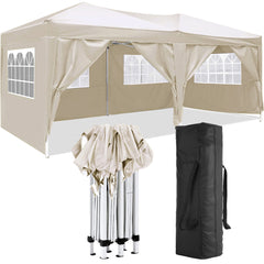 Folding Canopy with 6 Removable Sidewalls