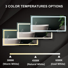 60 x 28" LED Bathroom Vanity Mirror