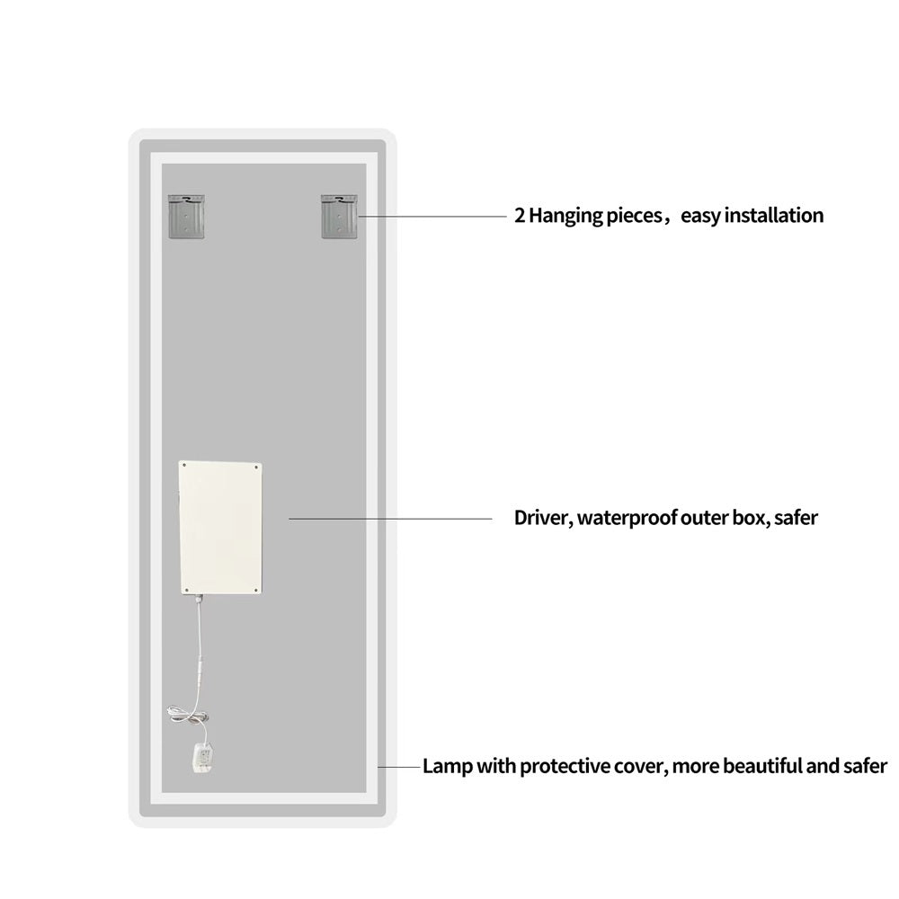 Full Length Lighted Vanity Body Mirror LED Mirror