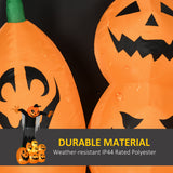 Halloween Inflatables Outdoor Decorations, Pumpkin Ghost with Pumpkin Patch