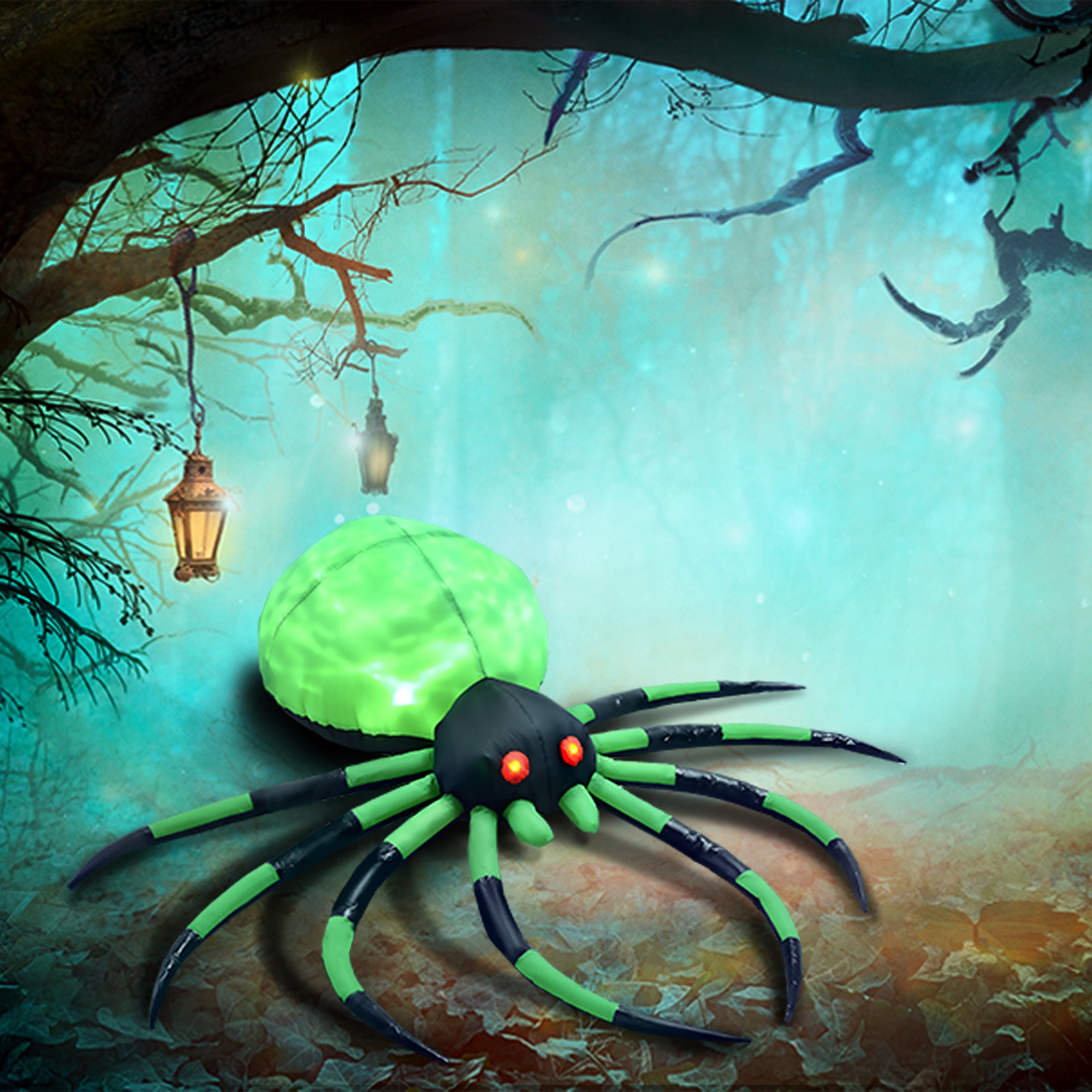 Halloween Inflatable Outdoor Decoration Spider