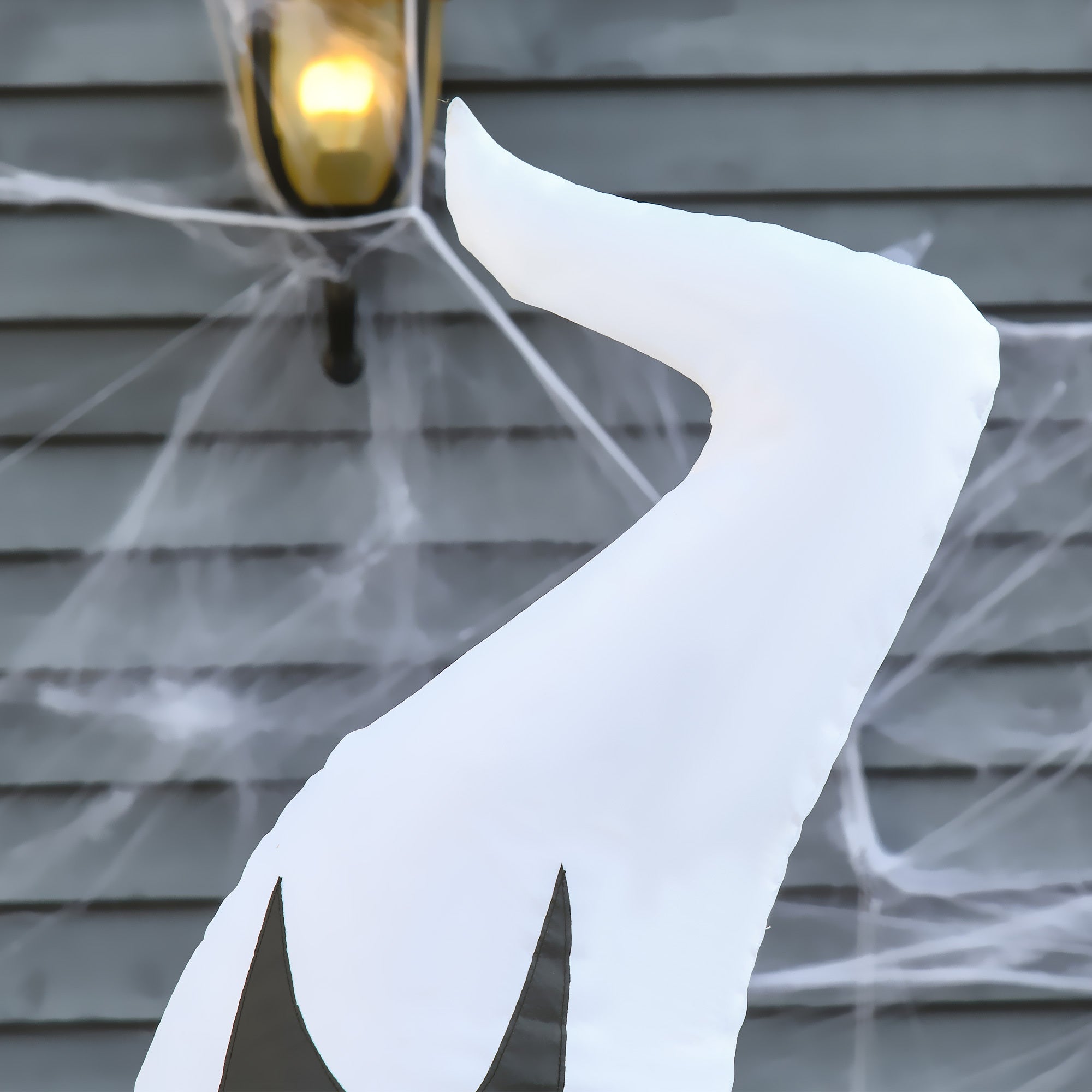 Halloween Inflatable Outdoor Decoration Ghost with Pumpkin Green