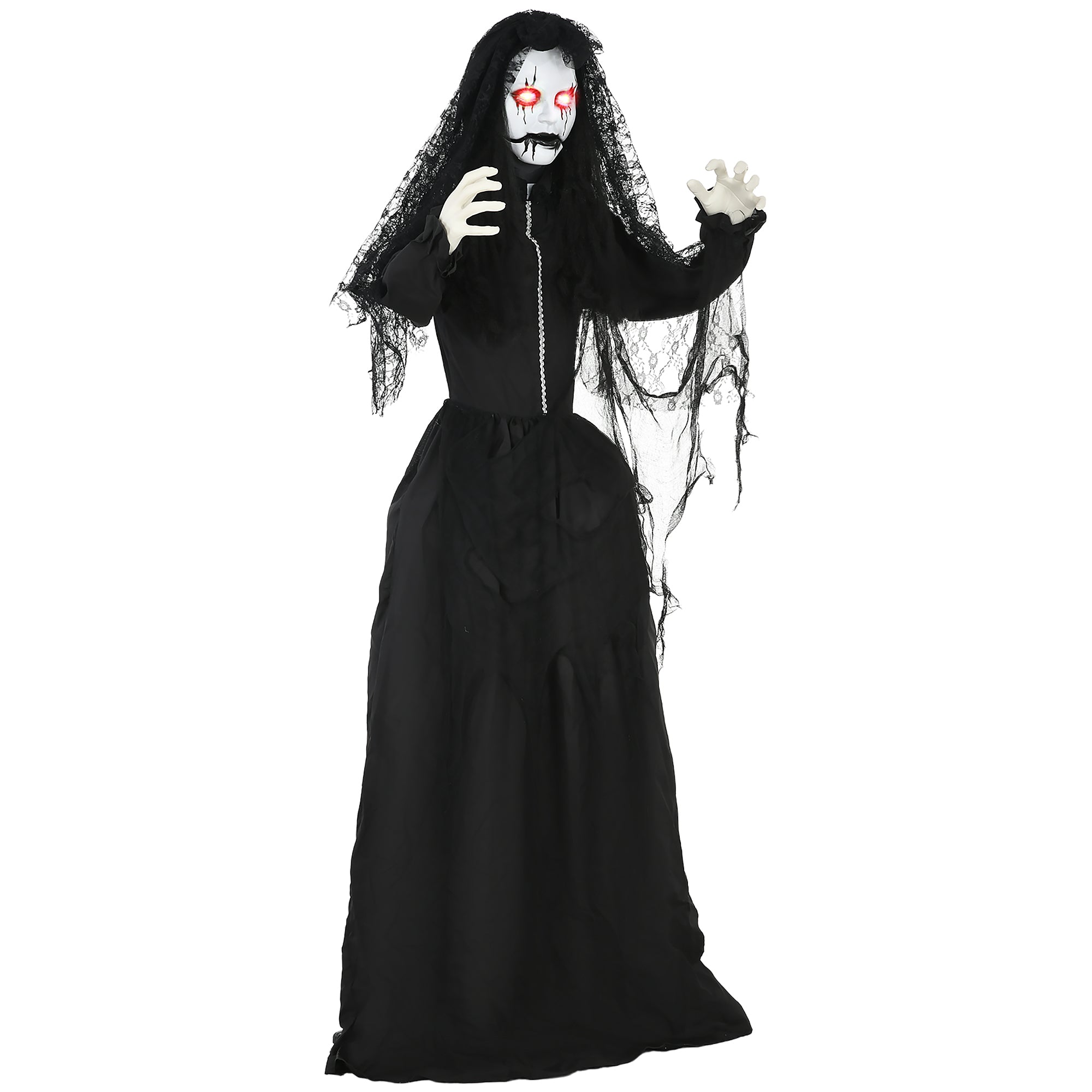 Life Size Freestanding Scary Ghost Bride