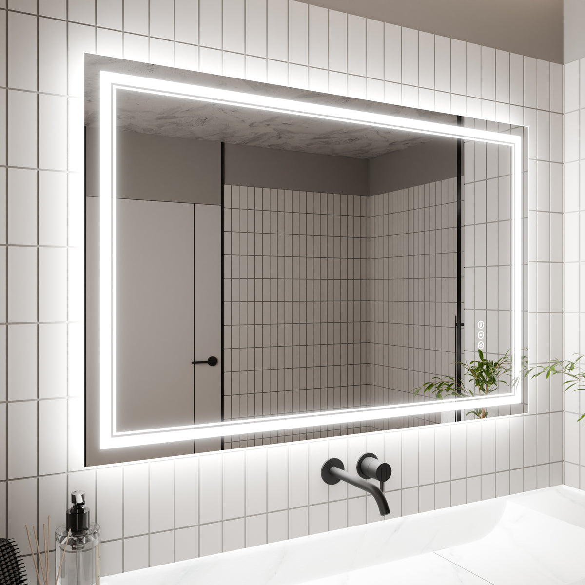 32x48" Bathroom Vanity Mirrors with Lights