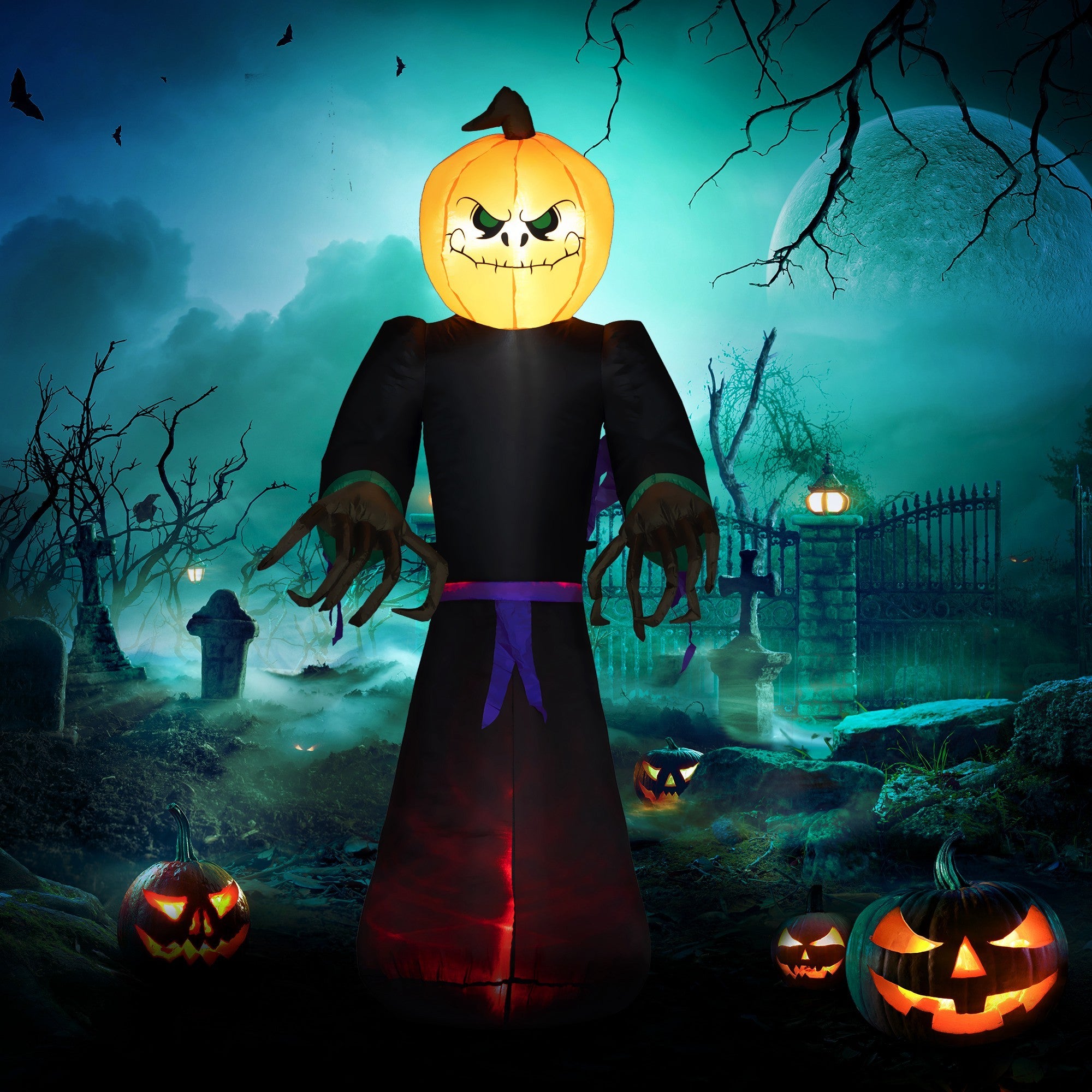 Halloween Inflatable Outdoor Decoration Reaper Ghost Pumpkin