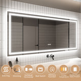 32x72" Bathroom Vanity Mirrors with Lights