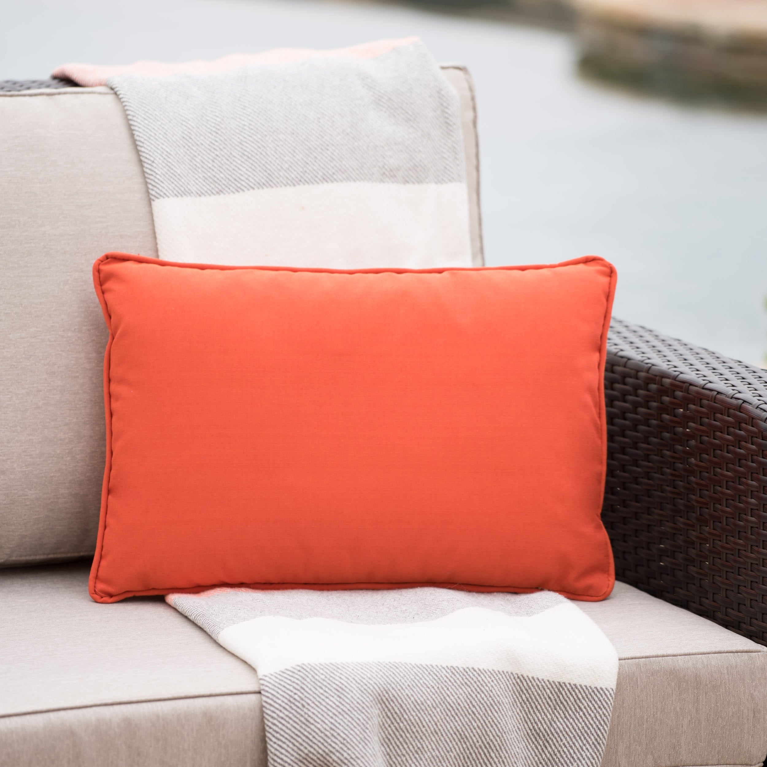 CORONADO RECTANGULAR PILLOW orange