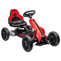 Aosom 12V Electric Go Kart for Kids(red)