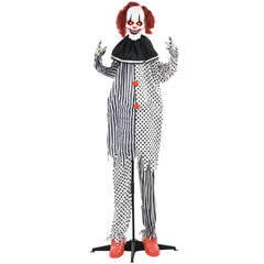 Life Size Outdoor Halloween Decoration, Animatronic Circus Clown