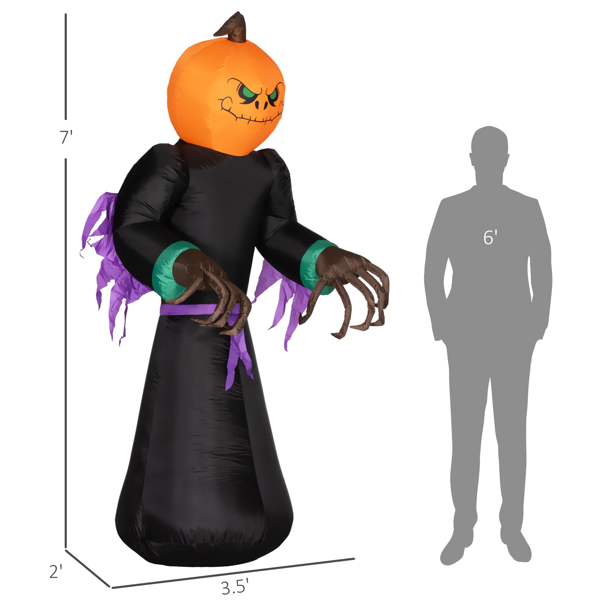 Halloween Inflatable Outdoor Decoration Reaper Ghost Pumpkin