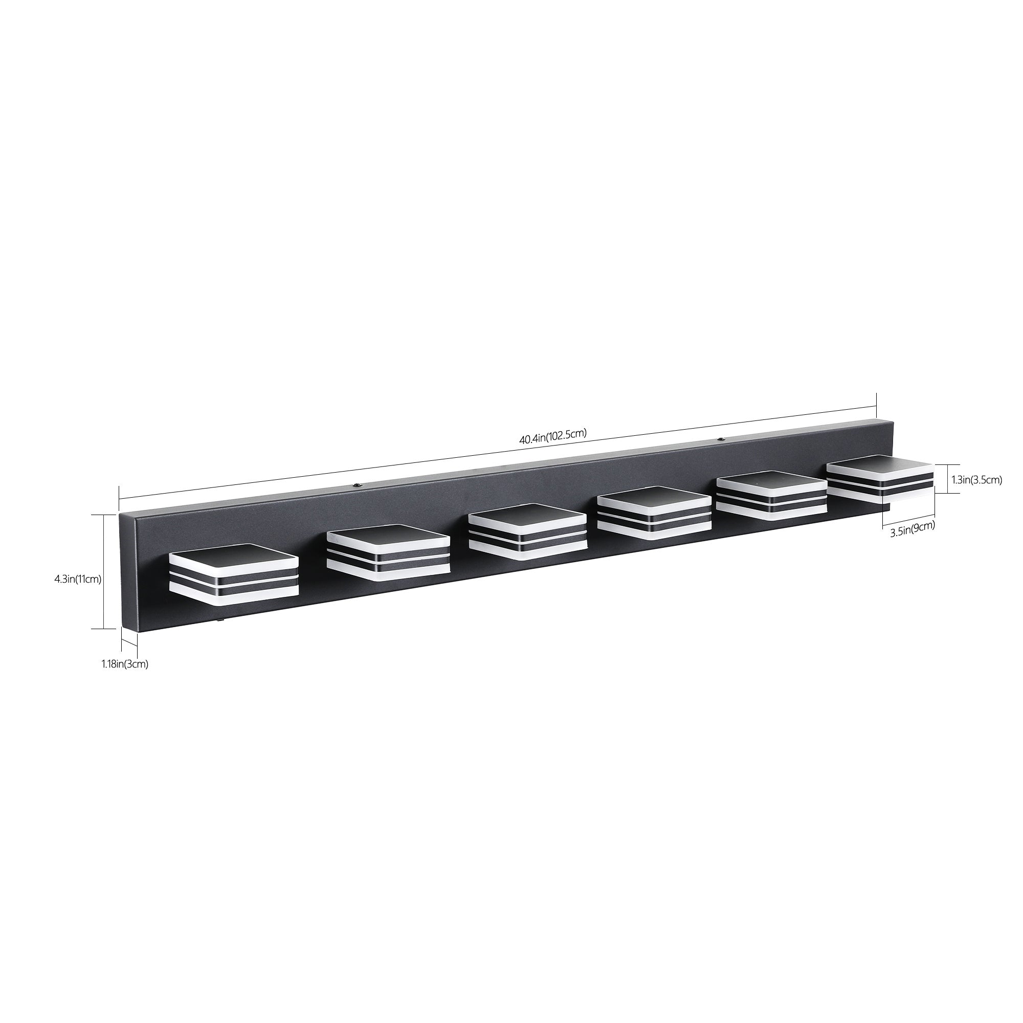 Modern 6-Light LED Vanity Light