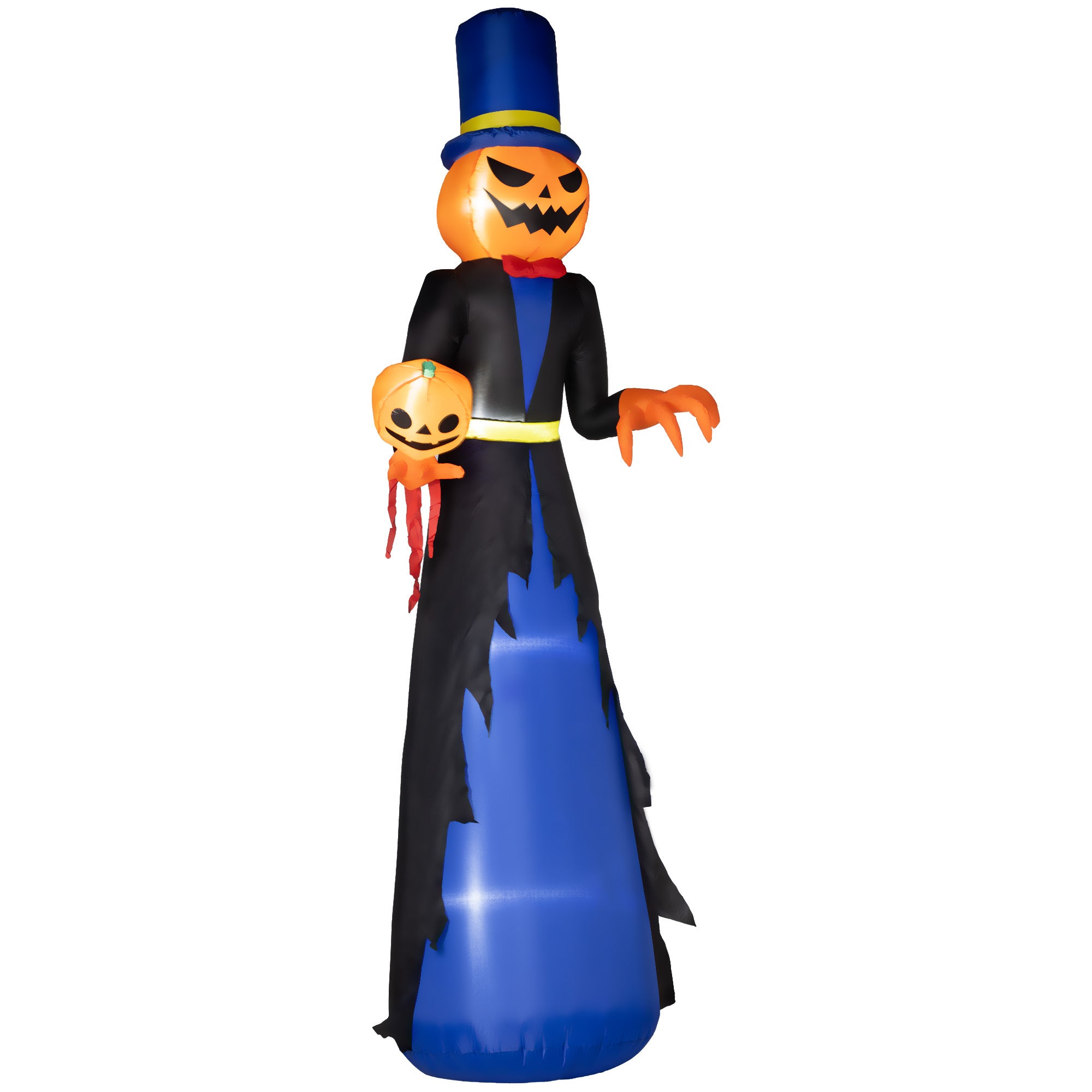 Outsunny 10ft Inflatable Halloween Pumpkin Head Reaper