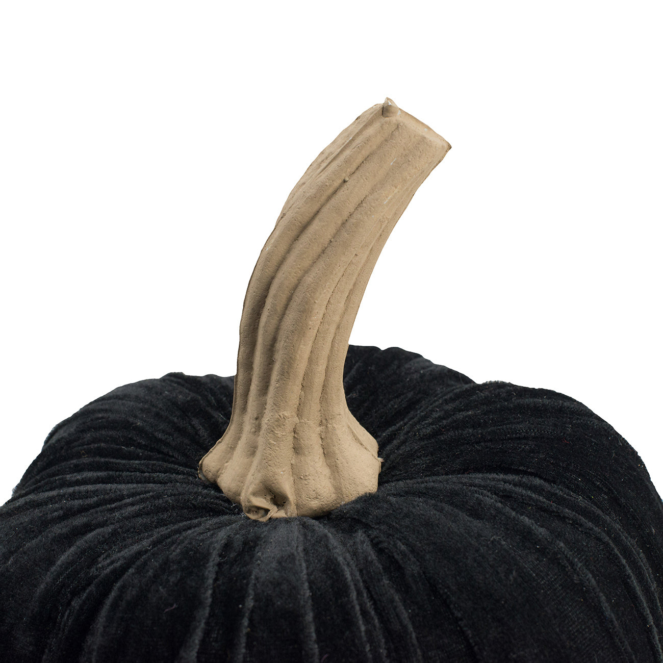 Black Velvet Pumpkin Large, for Holiday Halloween Decor